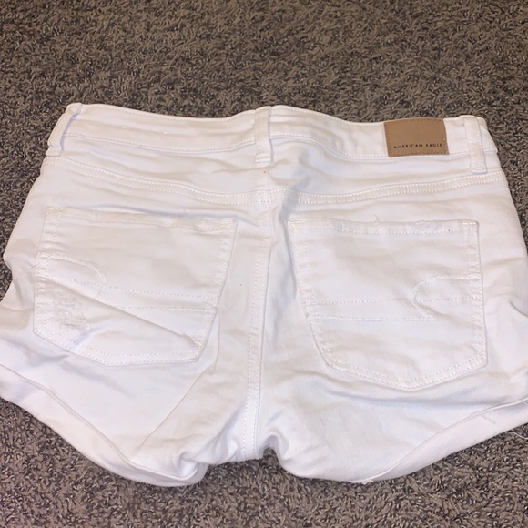 white jean shorts - Picture 3 of 3